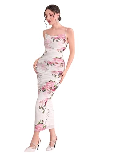 Women's Georgette Bodycon Maxi Dress