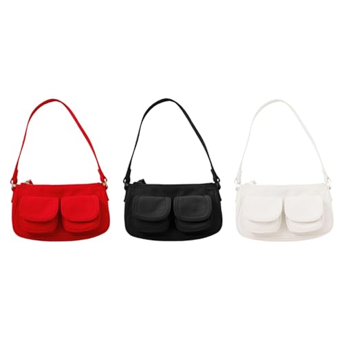Women Shoulder Bag Casual Woman Fashion Purse for Vacation Shopping Commute Red
