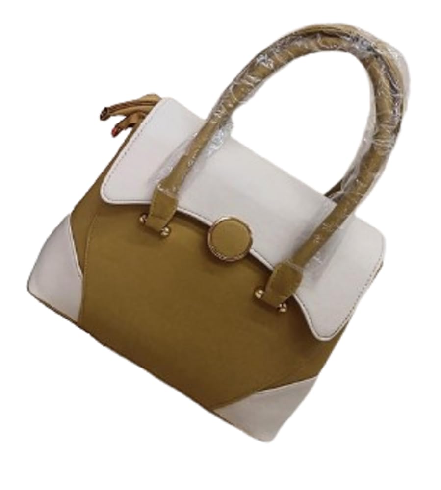Two-Tone with Chic Dual-Tone Ladies Handbag