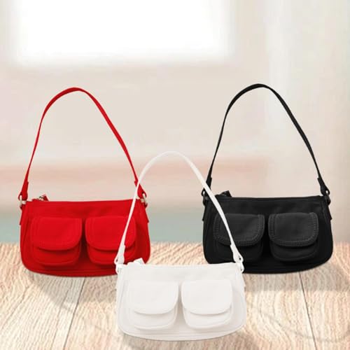 Women Shoulder Bag Casual Woman Fashion Purse for Vacation Shopping Commute Red