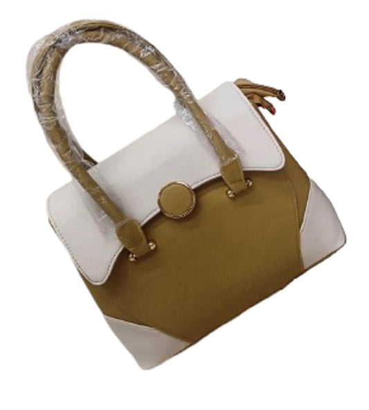 Two-Tone with Chic Dual-Tone Ladies Handbag