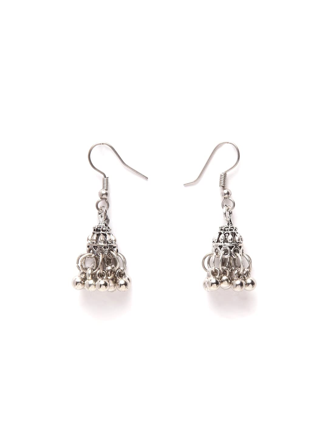 Latest Stylish Traditional Oxidised Silver Necklace Jewellery Set