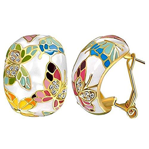 ewellery Sets for Women Enamel Necklace Pendant Jewellery set with Earrings
