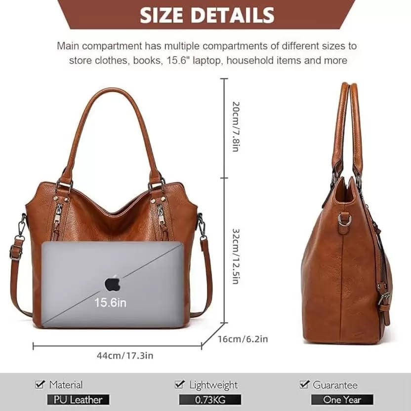 Detachable Strap & Wallet Purse for Women Handbag with Improve Zipper