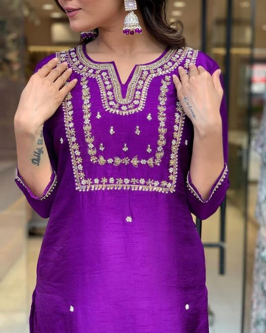 Anarkali Dress, Alia cut kurti pant and Dupatta 3pc set