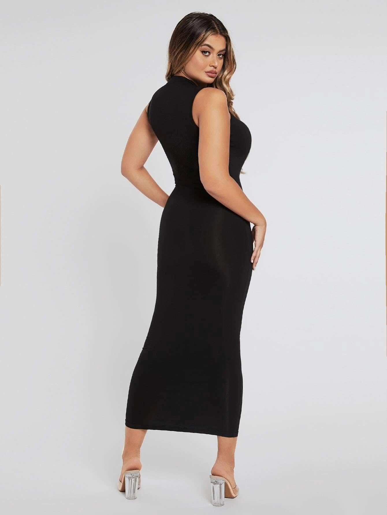 Women's Bodycon Solid Dress