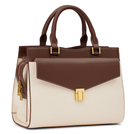 Alison Satchel Top Handle Handbag With Adjustable & Detachable Sling Strap | Fits Upto 11 Inches Tablet