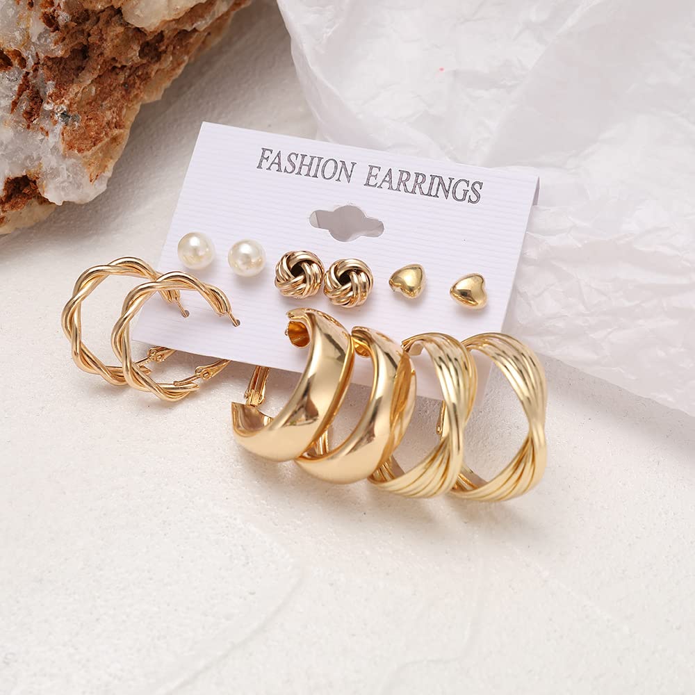 Fashion Jewellery Gold Plated Necklace and Earrings Combo Jewellery Set