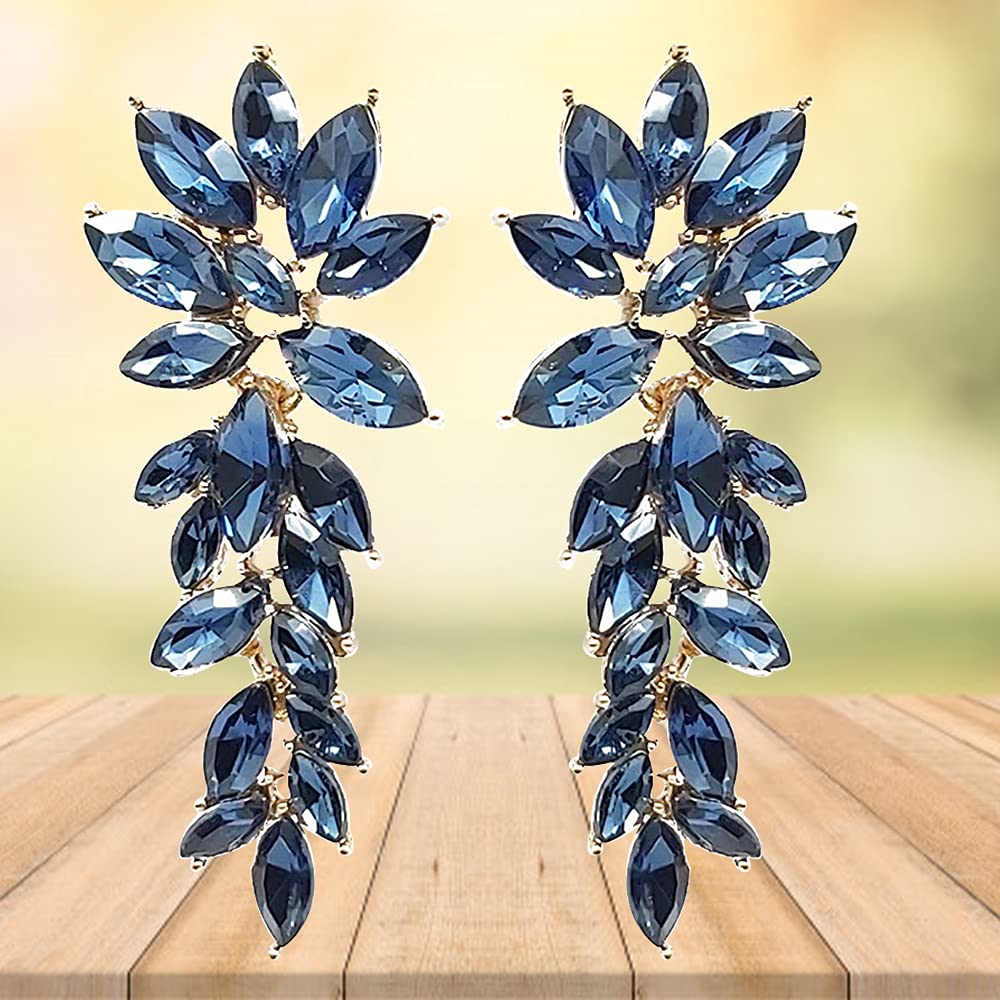 Jewellery Earings Drop and Dangler Ear rings Crystal Earrings for Girls and Women