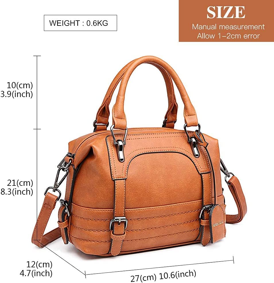 Tote Purse Women BagVintage Shoulder Bag Women Handbags Soft Leather Crossbody Bags For Women Ladies