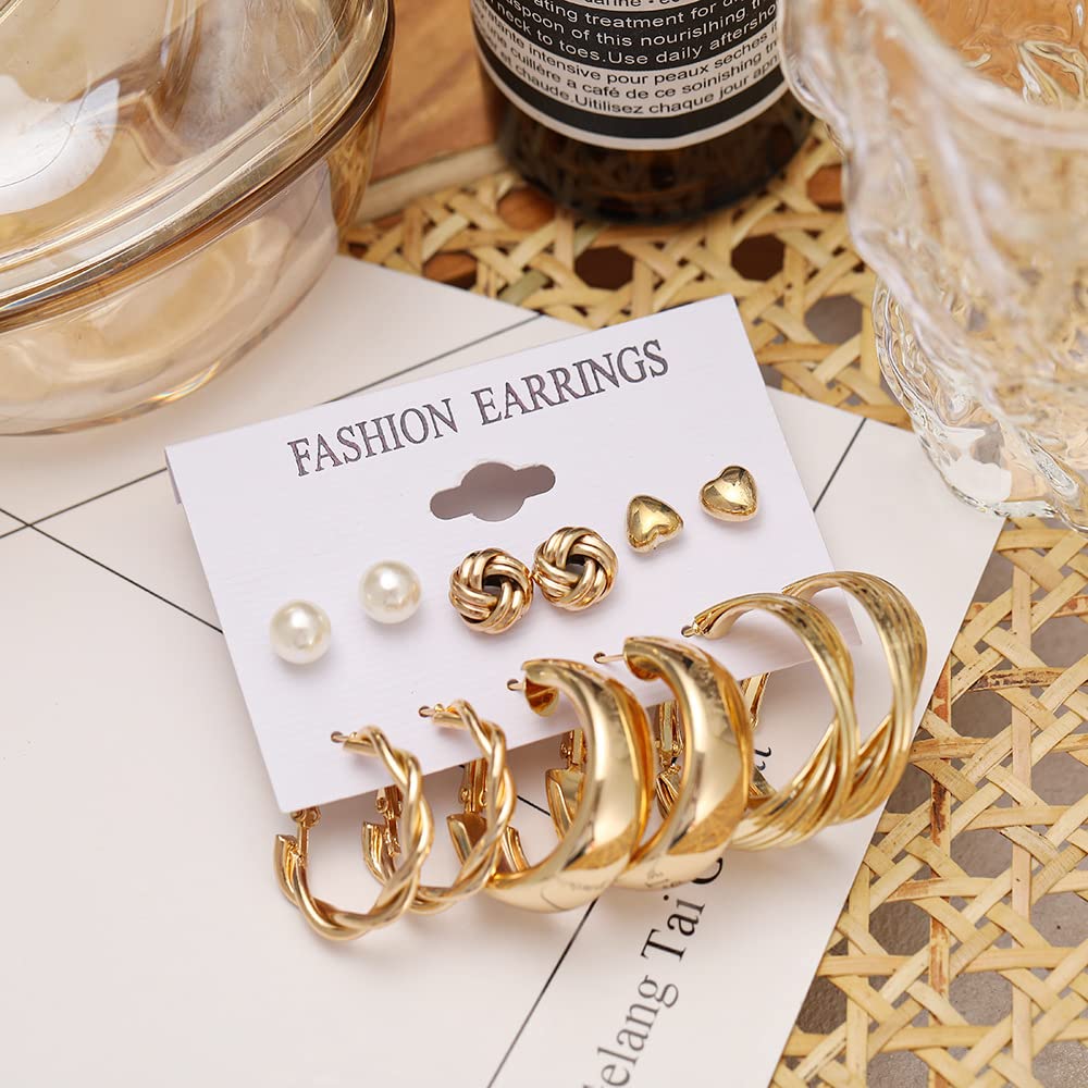 Fashion Jewellery Gold Plated Necklace and Earrings Combo Jewellery Set