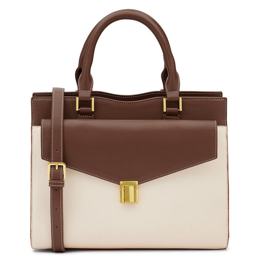 Alison Satchel Top Handle Handbag With Adjustable & Detachable Sling Strap | Fits Upto 11 Inches Tablet