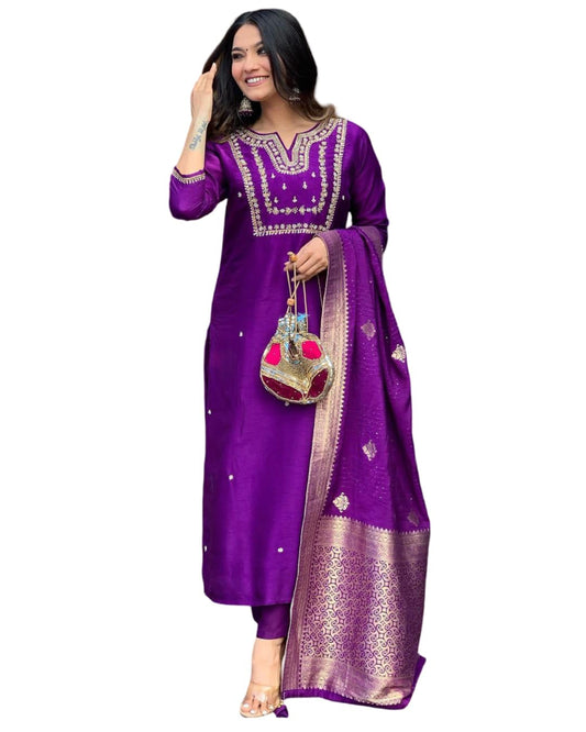 Anarkali Dress, Alia cut kurti pant and Dupatta 3pc set