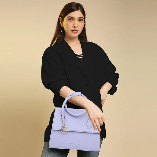 Sephora Handbag | Foldable Top Handle Bag | Vegan Leather | Has An Inner Zipper Pocket And One Open Pocket