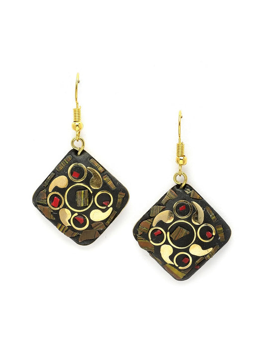 Latest Stylish Traditional Tibetan Pendant Necklace Jewellery Set