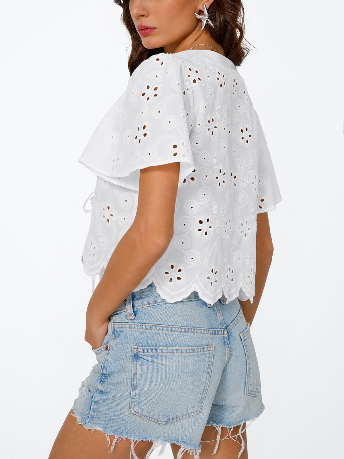 Tie Front Tops Summer Beach Vacation