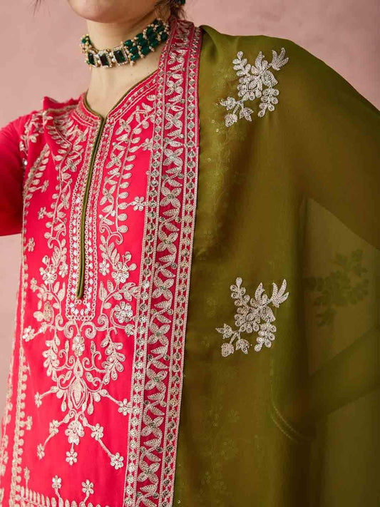 embroidered kurta set for party wear sharara palazzo style salwar kameez suit