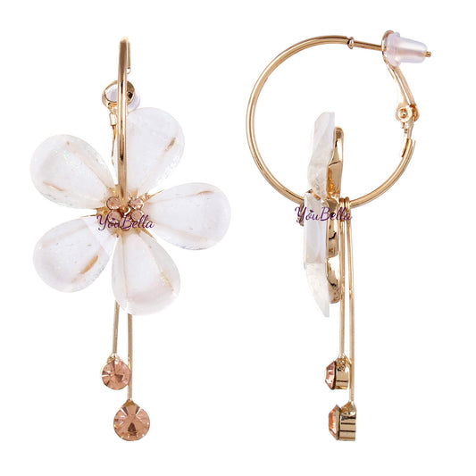 Jewellery Earings Gold Plated Floral Earrings