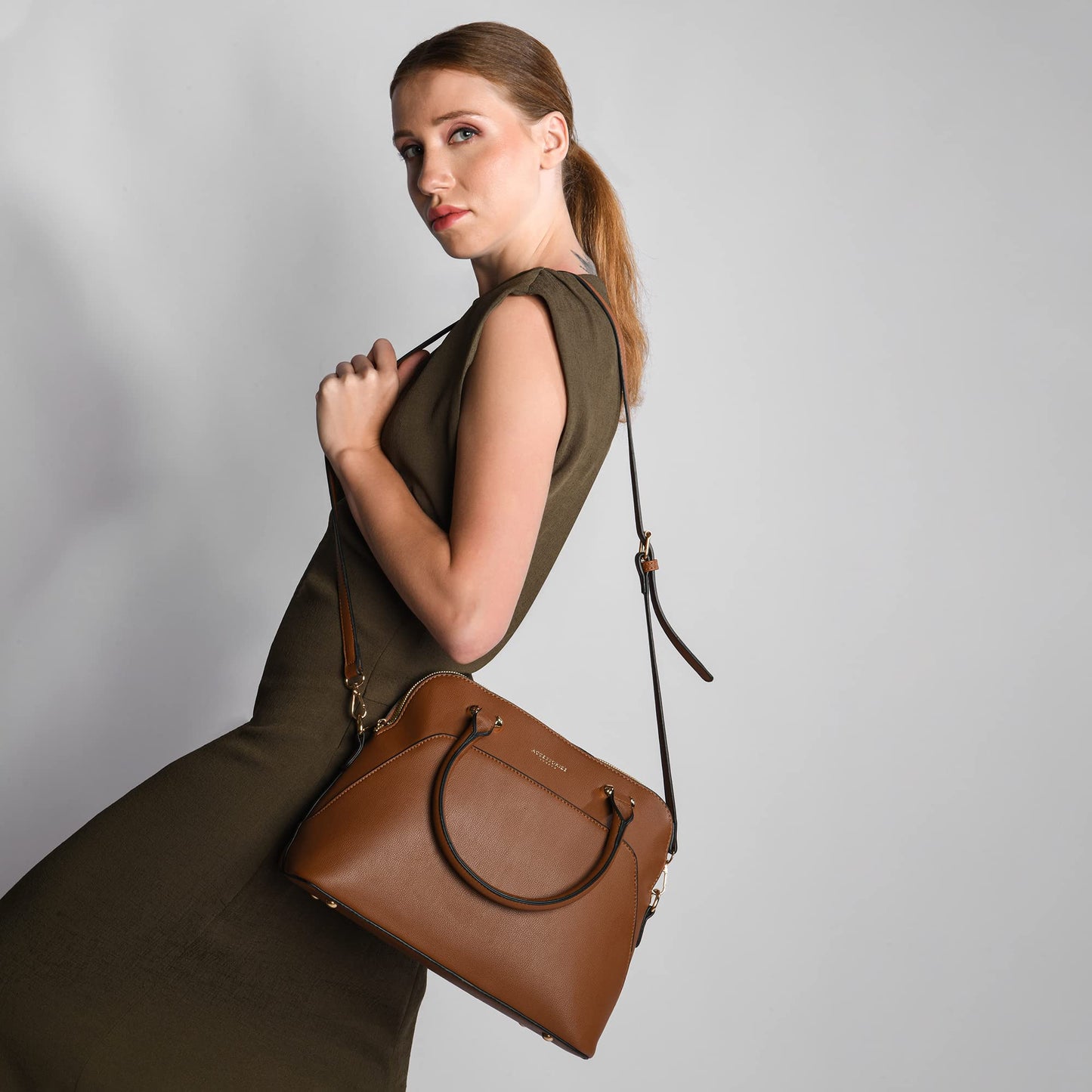 London Women's Thea Handheld bag with Detachable and Adjustable strap|Satchel Bag