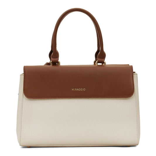 Solid Handbag for Women with Detachable & Adjustable Sling/Crossbody Bag