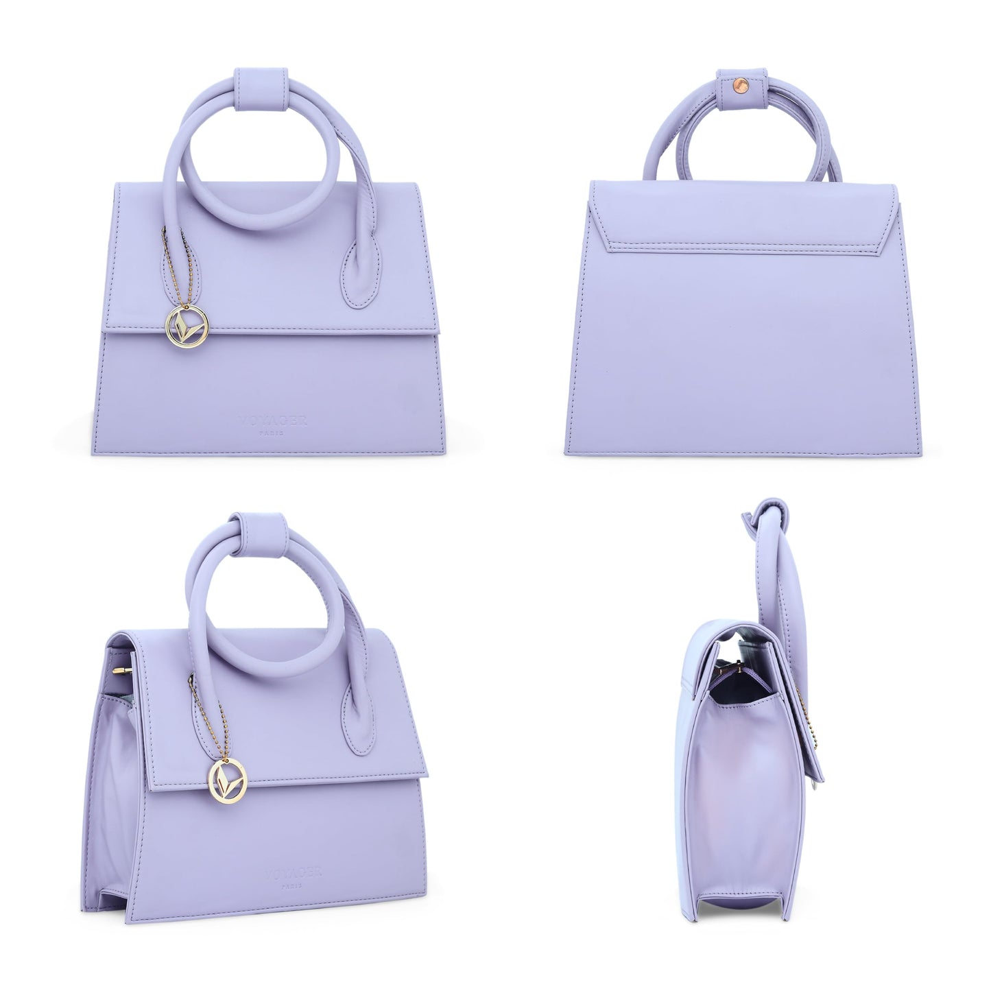 Sephora Handbag | Foldable Top Handle Bag | Vegan Leather | Has An Inner Zipper Pocket And One Open Pocket