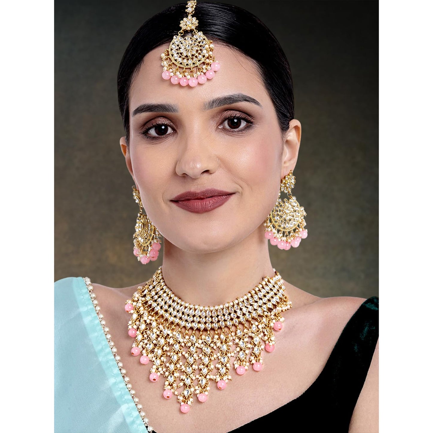Faux Pearl Necklace & Jewelry Set Gift for Women
