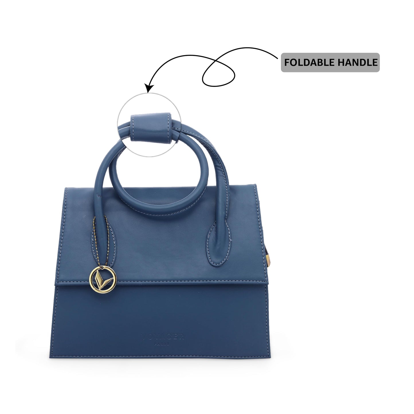 Sephora Handbag | Foldable Top Handle Bag | Vegan Leather | Has An Inner Zipper Pocket And One Open Pocket | Suitable For Office & Daily Use