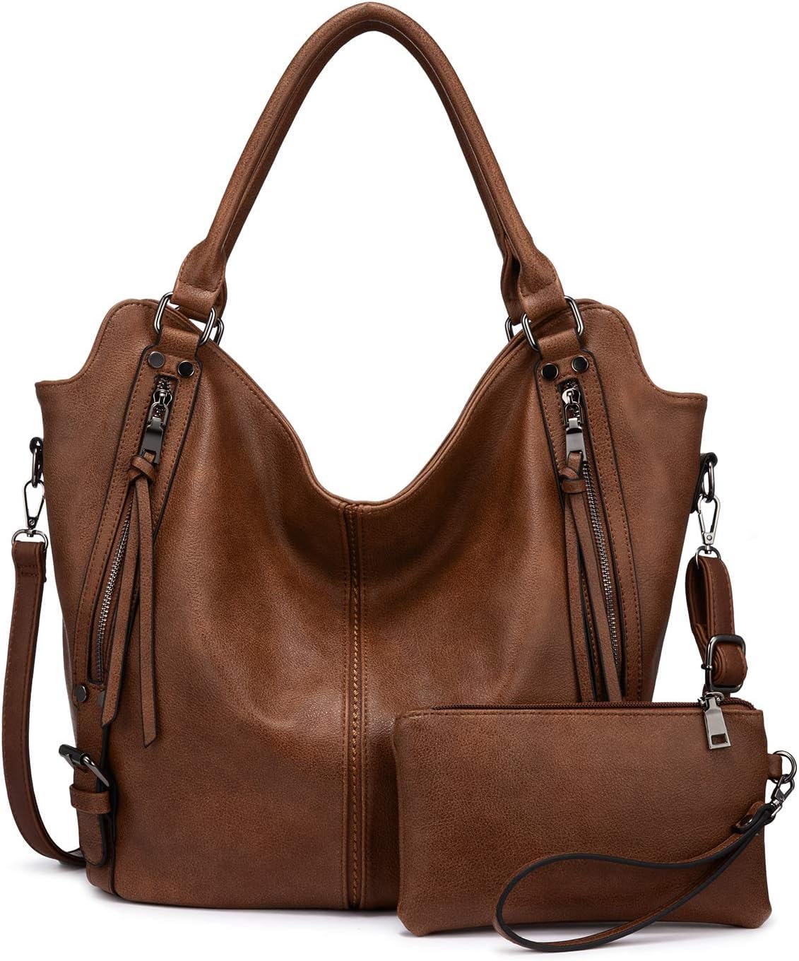 Hand Bags for Women Combo - Faux Leather Stylish Ladies Handbag Purse - Crossbody Shoulder Sling Bag with Adjustable Strap