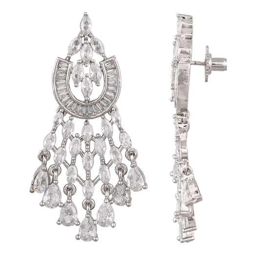 American Diamond Necklace set Gold Plated Traditional stylish wedding Western