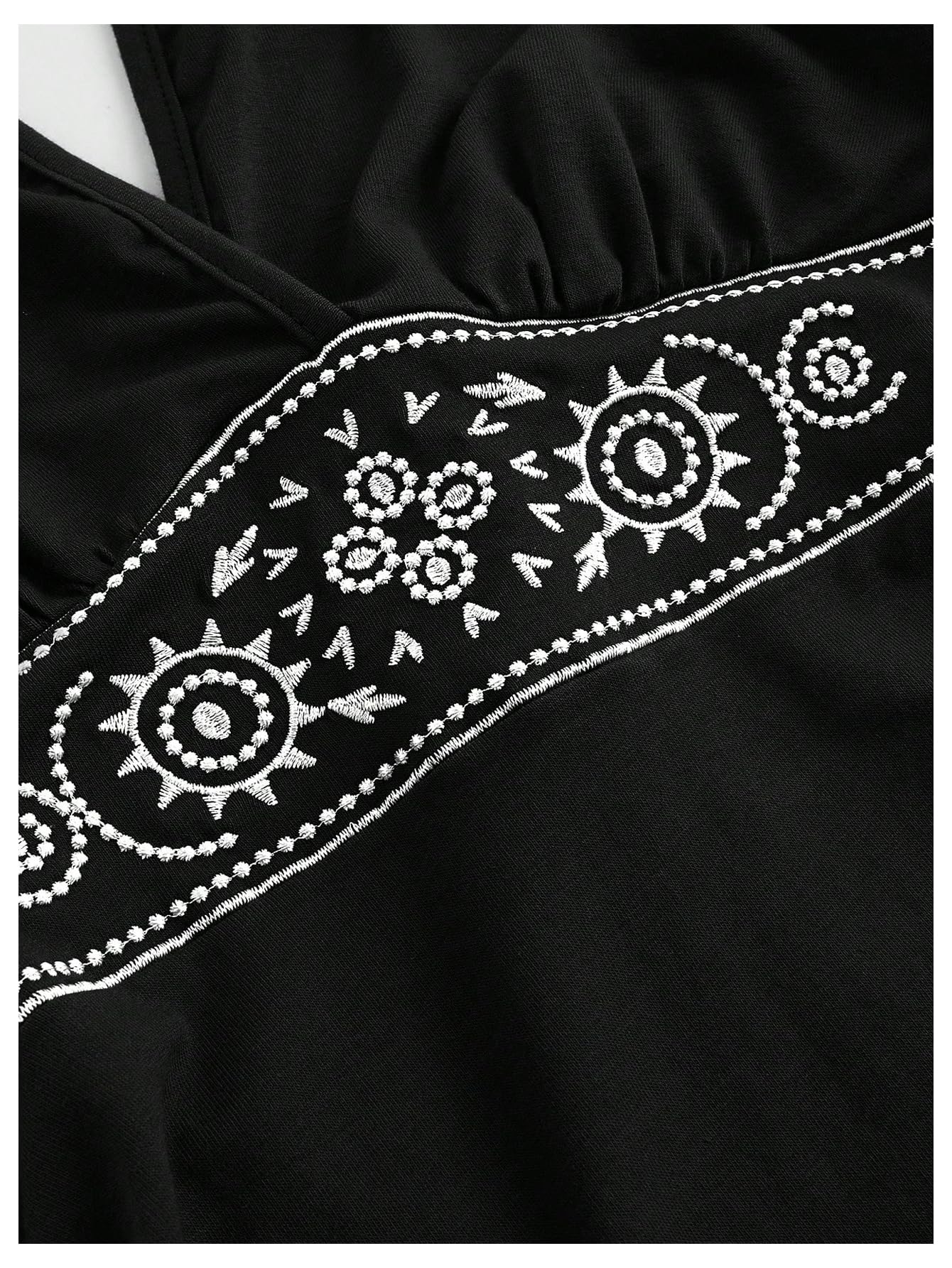 Summer Halter Backless Mini Dress Flowy Sleeveless V Neck Tie Back A Line Western Casual Sun Dresses