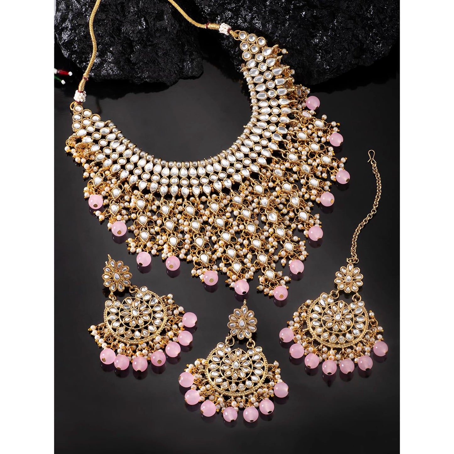 Faux Pearl Necklace & Jewelry Set Gift for Women