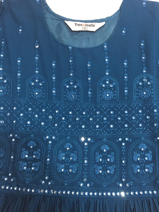 Embroidery Anarkali Suit Set