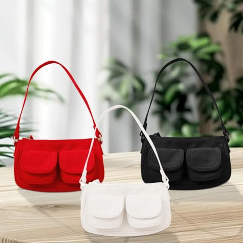 Women Shoulder Bag Casual Woman Fashion Purse for Vacation Shopping Commute Red