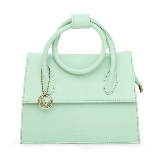 PARIS Sephora Handbag | Foldable Top Handle Bag | Vegan Leather | Has An Inner Zipper Pocket And One Open Pocket | Suitable For Office & Daily Use