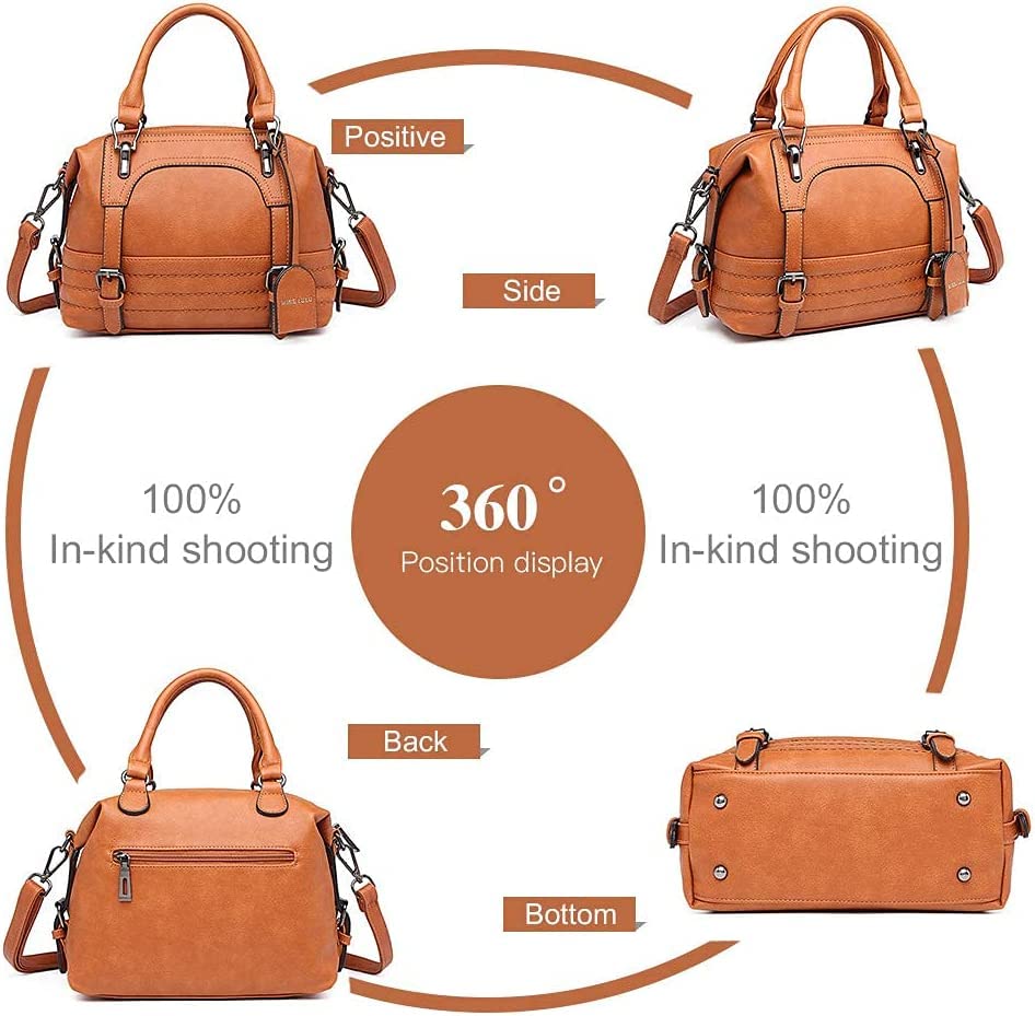 Tote Purse Women BagVintage Shoulder Bag Women Handbags Soft Leather Crossbody Bags For Women Ladies