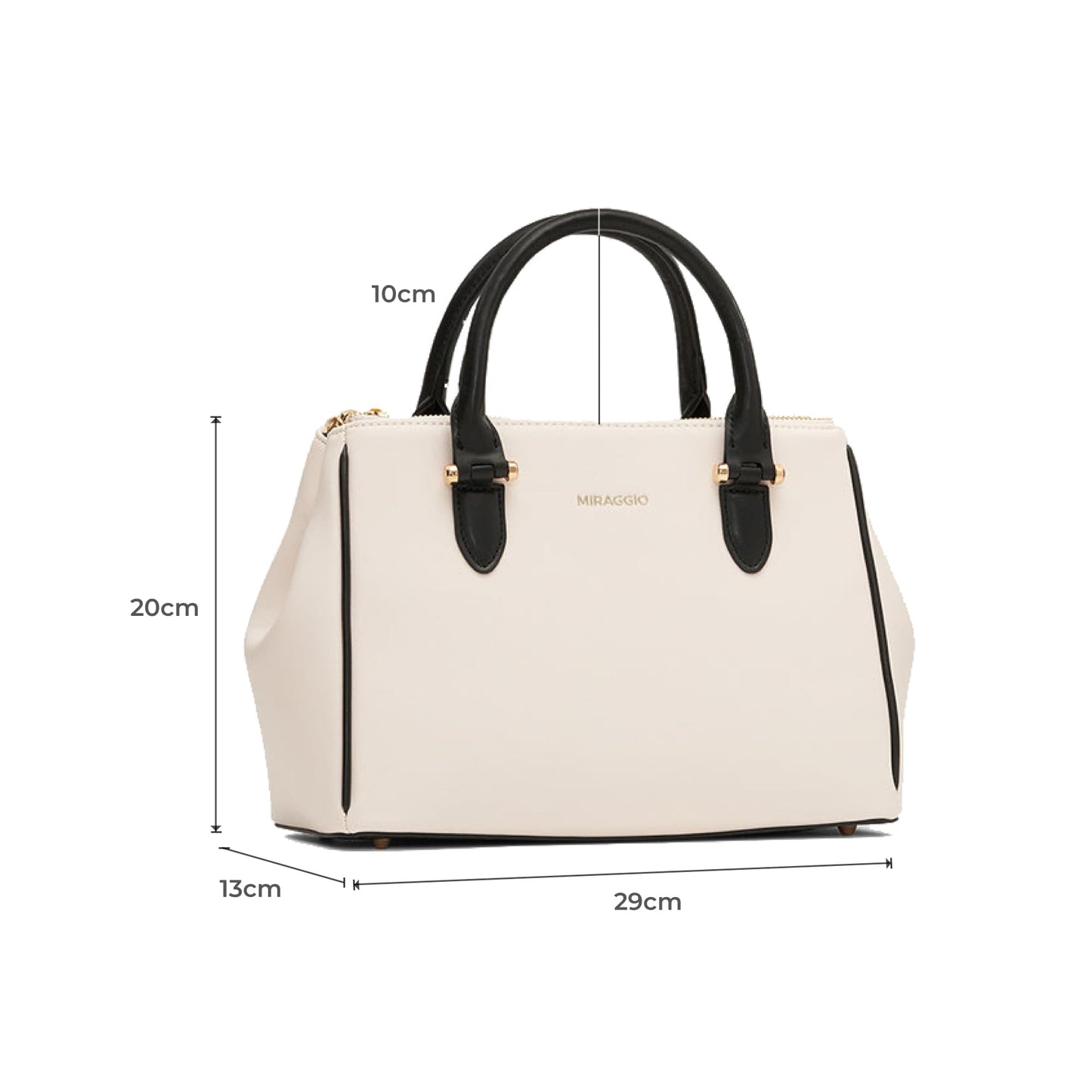 Solid Structured Handbag with Adjustable and Detachable Sling Strap