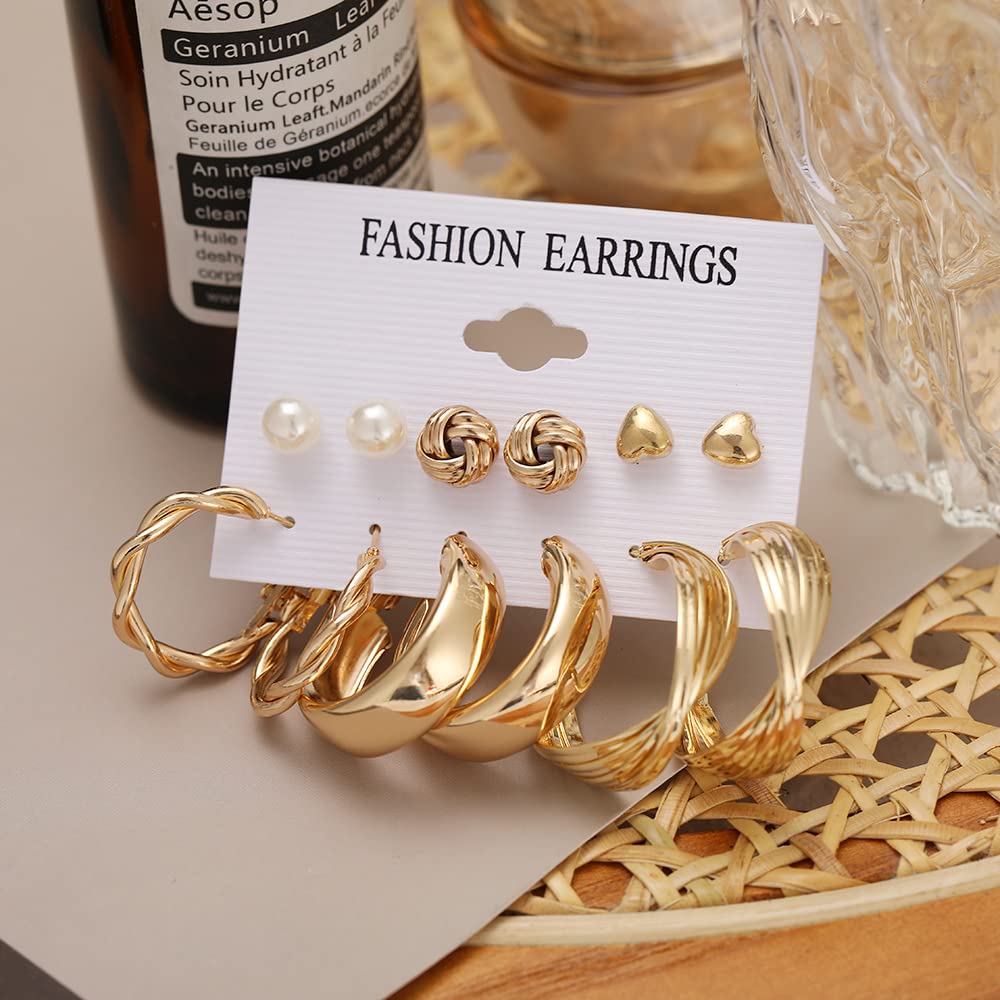 Fashion Jewellery Gold Plated Necklace and Earrings Combo Jewellery Set