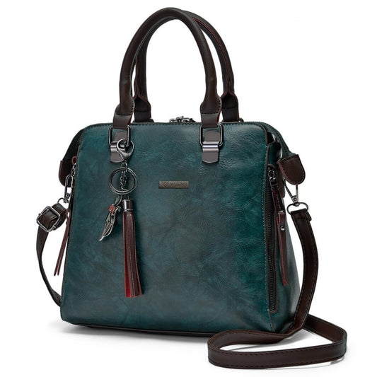 Stylish Leather Small Handbag Box Satchel Shoulder Sling Bags for Women | Ladies Purse