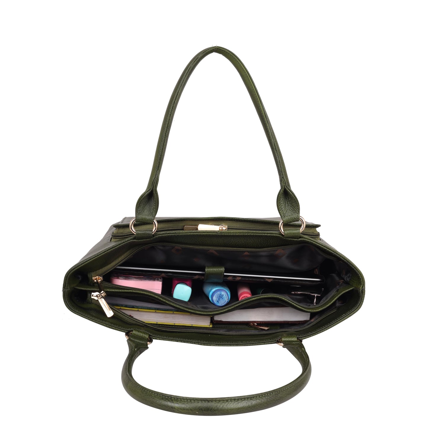 Leather Satchel Bag Double Top Handle Ladies Handbag & Shoulder Tote Bag For Women Durable
