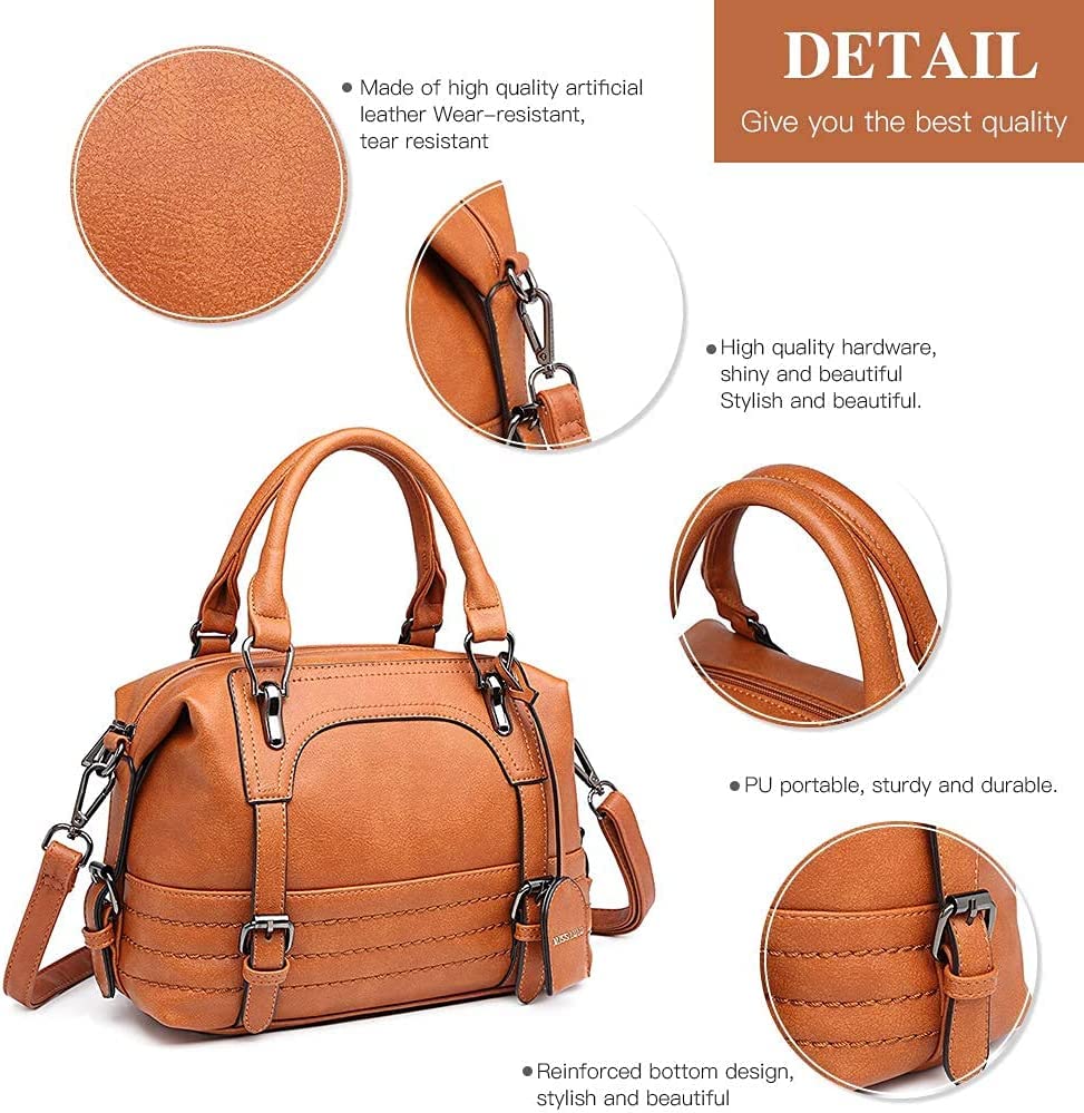 Tote Purse Women BagVintage Shoulder Bag Women Handbags Soft Leather Crossbody Bags For Women Ladies