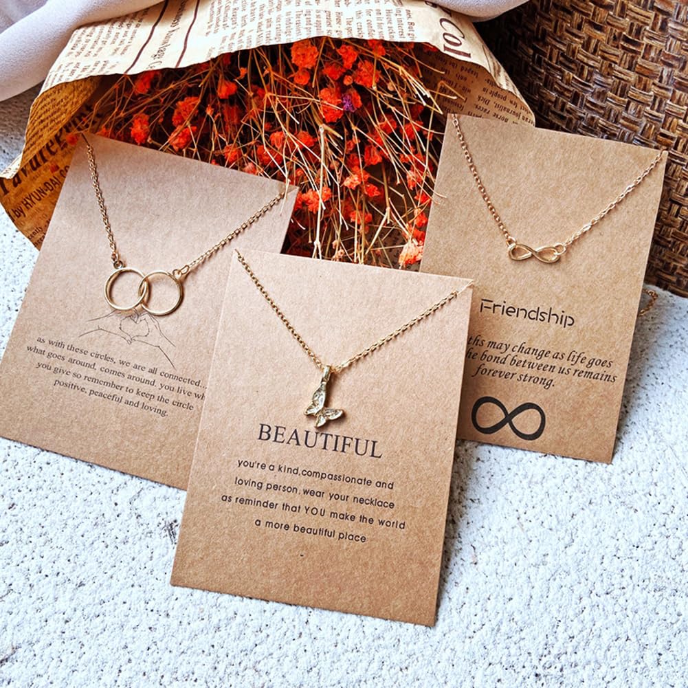 NUDE STITCH 5 Pcs Combo Latest Stylish Infinity Butterfly Pearl Necklace Jewellery Set for Women Pendant Necklace
