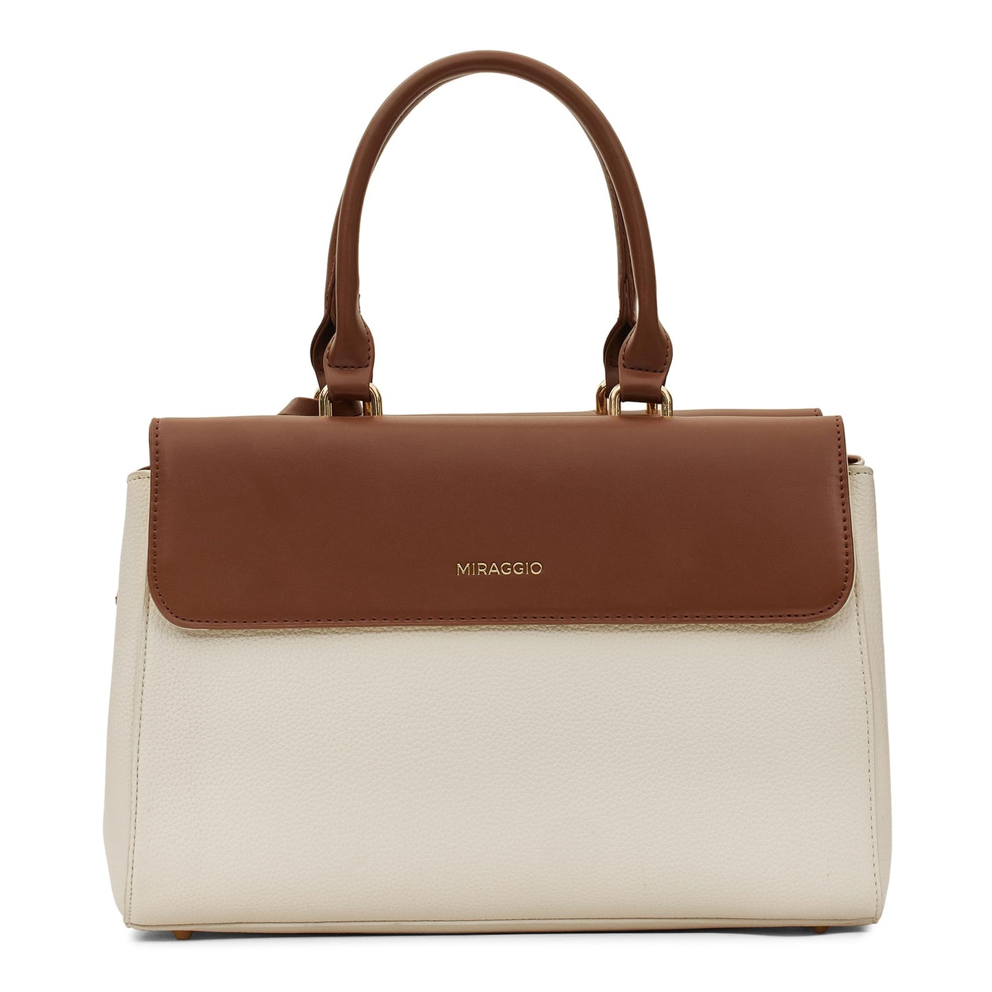 Solid Handbag for Women with Detachable & Adjustable Sling/Crossbody Bag