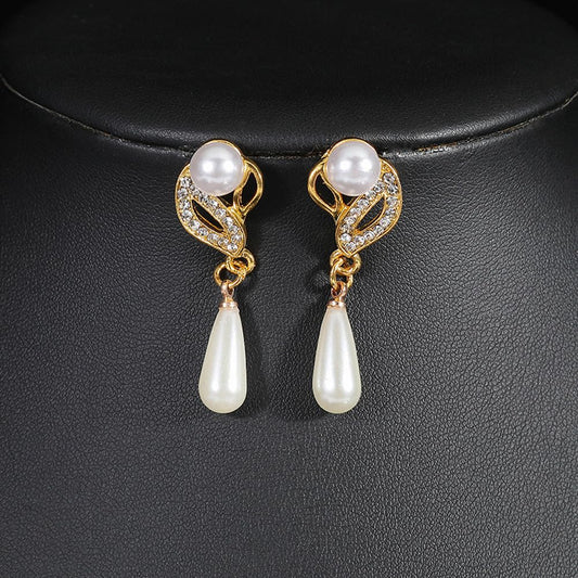 Stylish Design Fancy Traditional Pearl Necklace Jewellery Set
