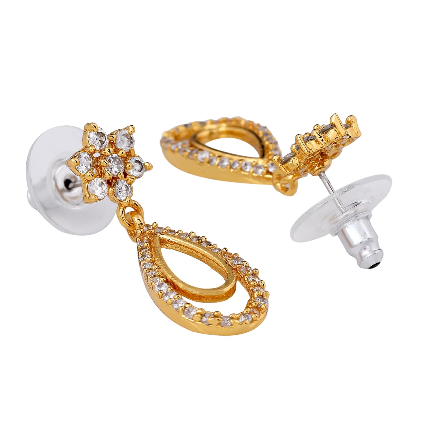 Jewellery Sets for Women Gold Plated Bridal Necklace Jewellery Set with Earrings