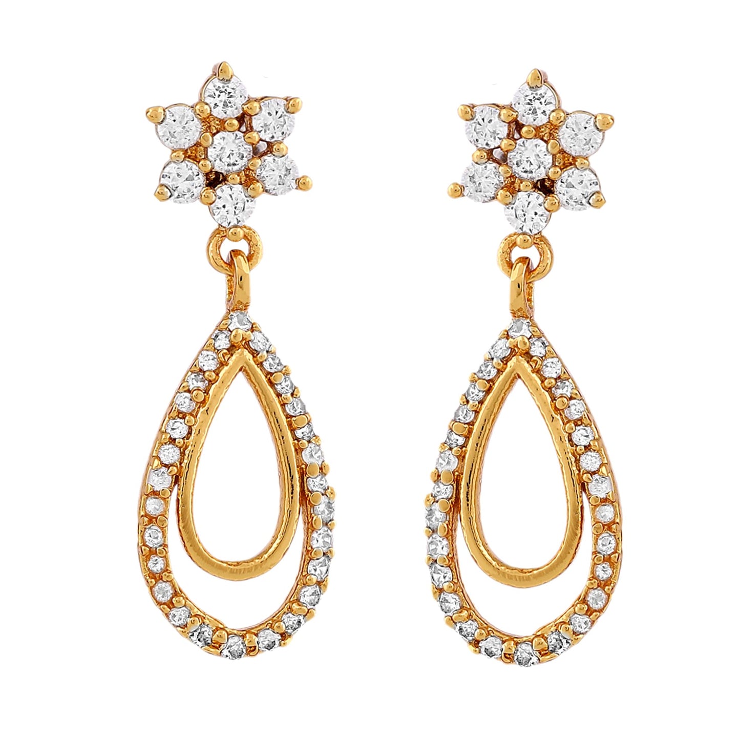Jewellery Sets for Women Gold Plated Bridal Necklace Jewellery Set with Earrings