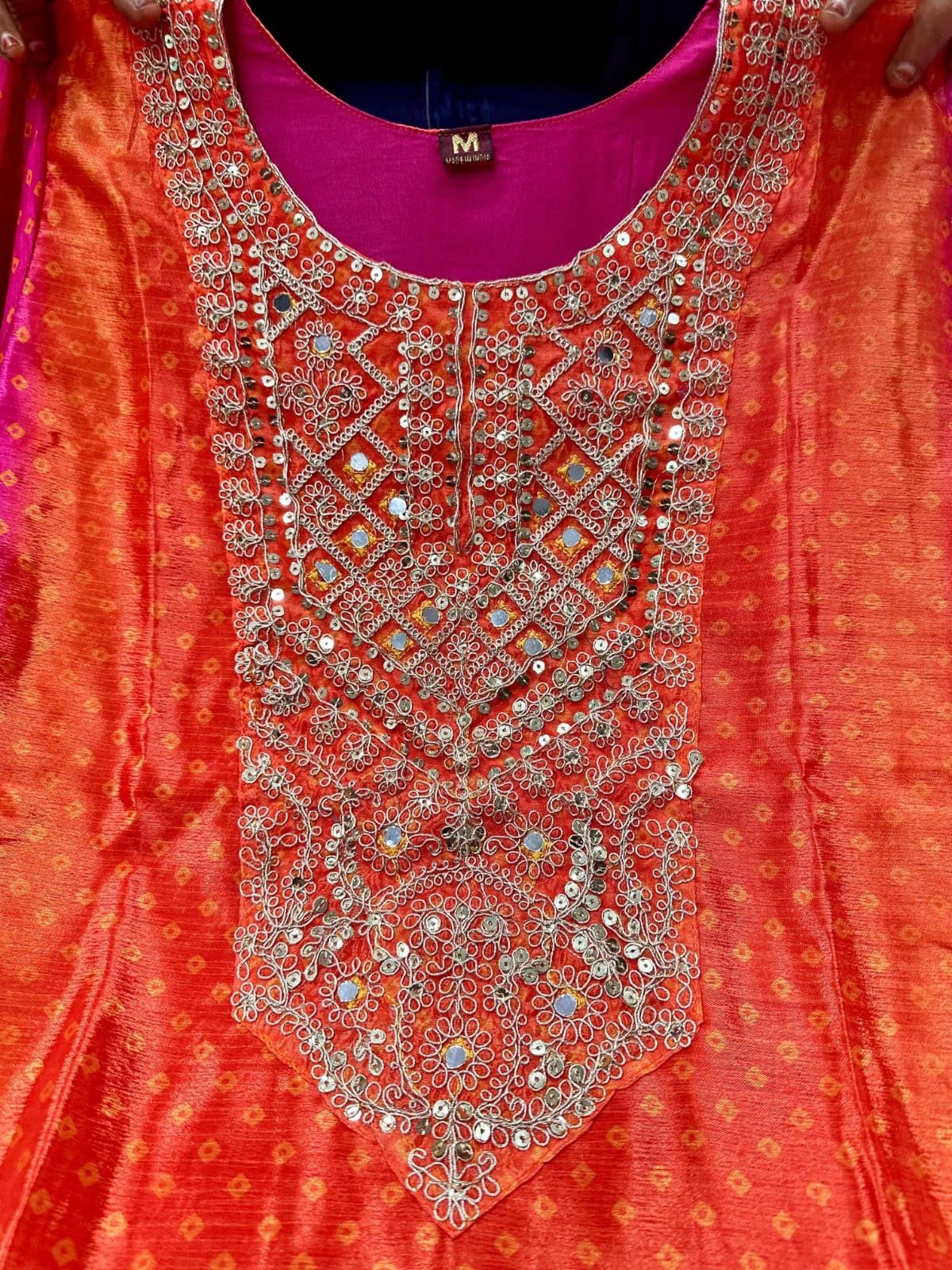 Kurta Pant Set Embroidery Work Indian Tunic Kurta Dress – Chinon Silk Straight Kurti Palazzo Set