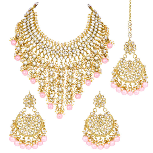 Faux Pearl Necklace & Jewelry Set Gift for Women