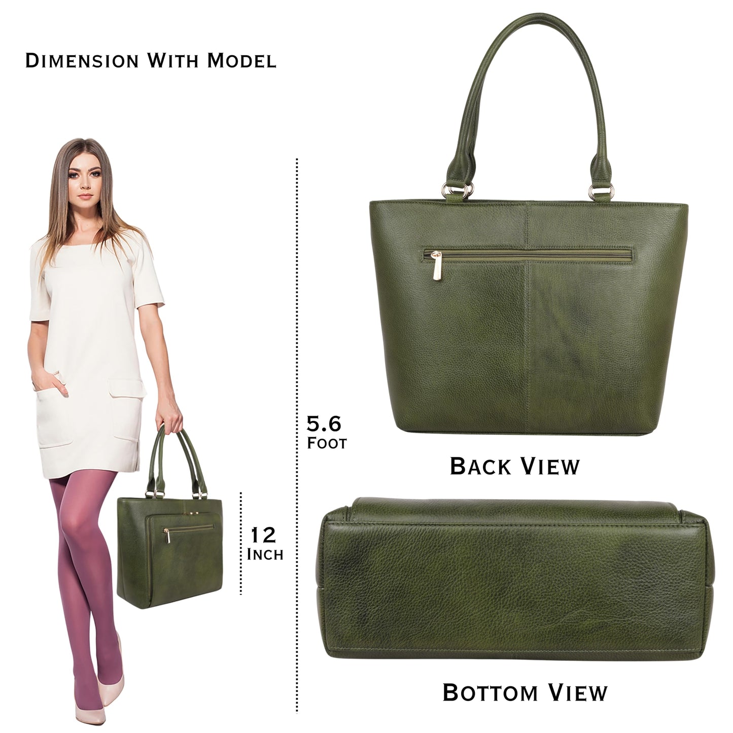 Leather Satchel Bag Double Top Handle Ladies Handbag & Shoulder Tote Bag For Women Durable
