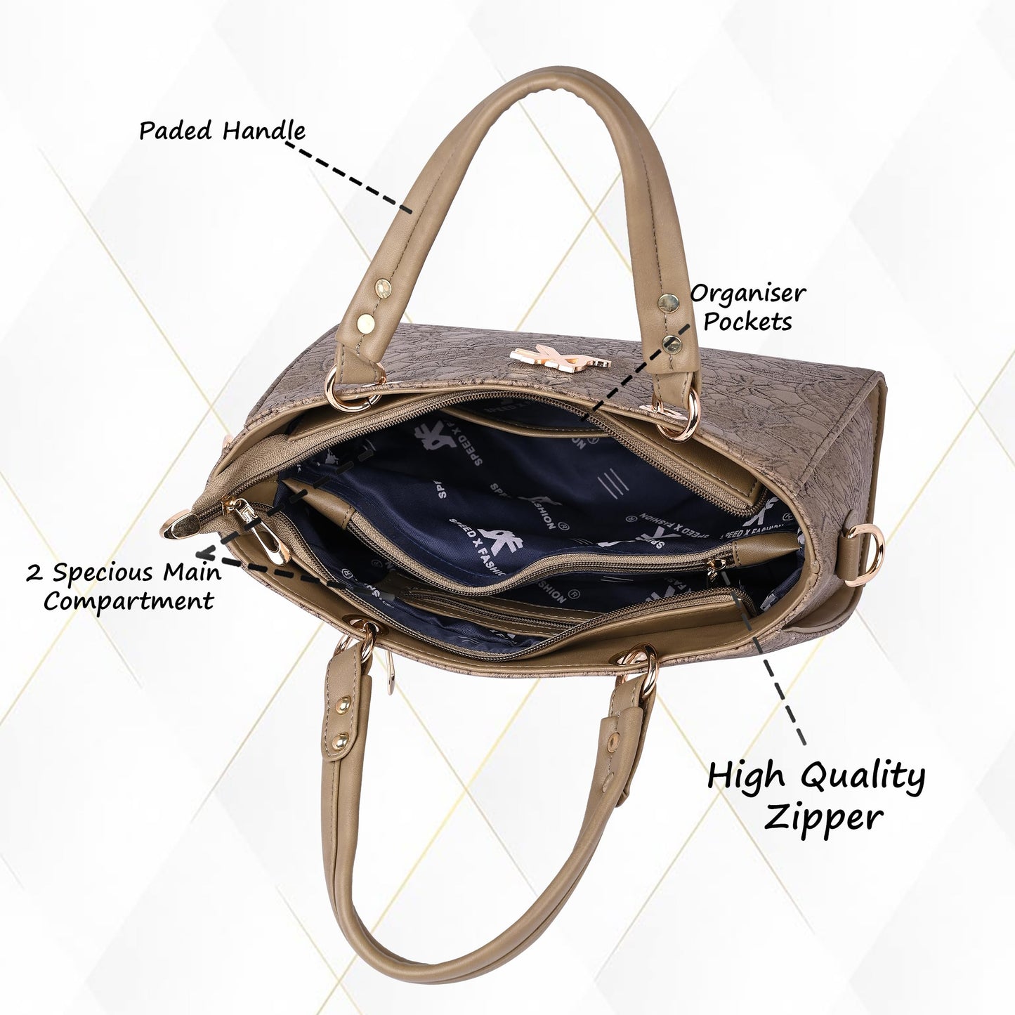 NUDE STITCH X Fashion Women's/Girls Handbag